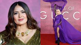 Salma Hayek y Lady Gaga lucieron radiantes en el estreno de "House Of Gucci"