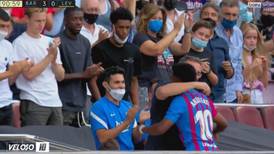 [Video] ¡Ansu Fati, el '10' del Barcelona, regresó con gol!