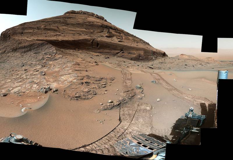 El Curiosity capturó imágenes del amanecer y atardecer en Marte.