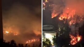 Fuerte ola de incendios arruina la Navidad de cientos de familias en Viña del Mar, Chile | VIDEOS