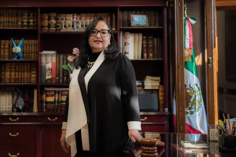 Norma Piña, actual presidenta de la Suprema Corte de Justicia.