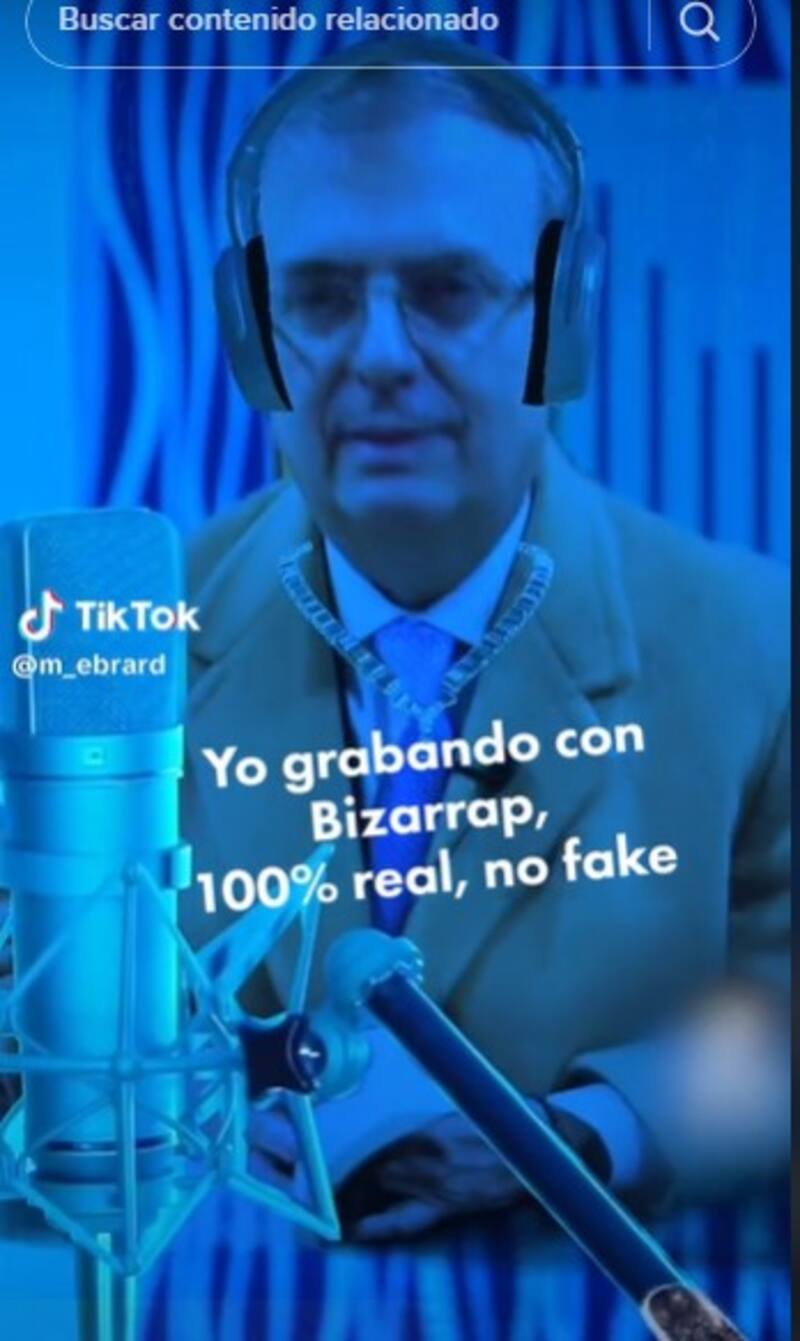 El secretario de Relaciones Exteriores suele subirse a las tendencias del momento.