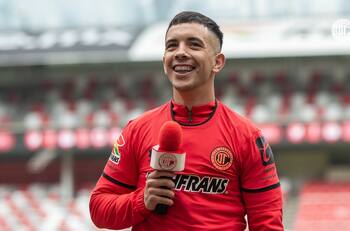 Leo Fernández se mostró agradecido en su presentación con Toluca