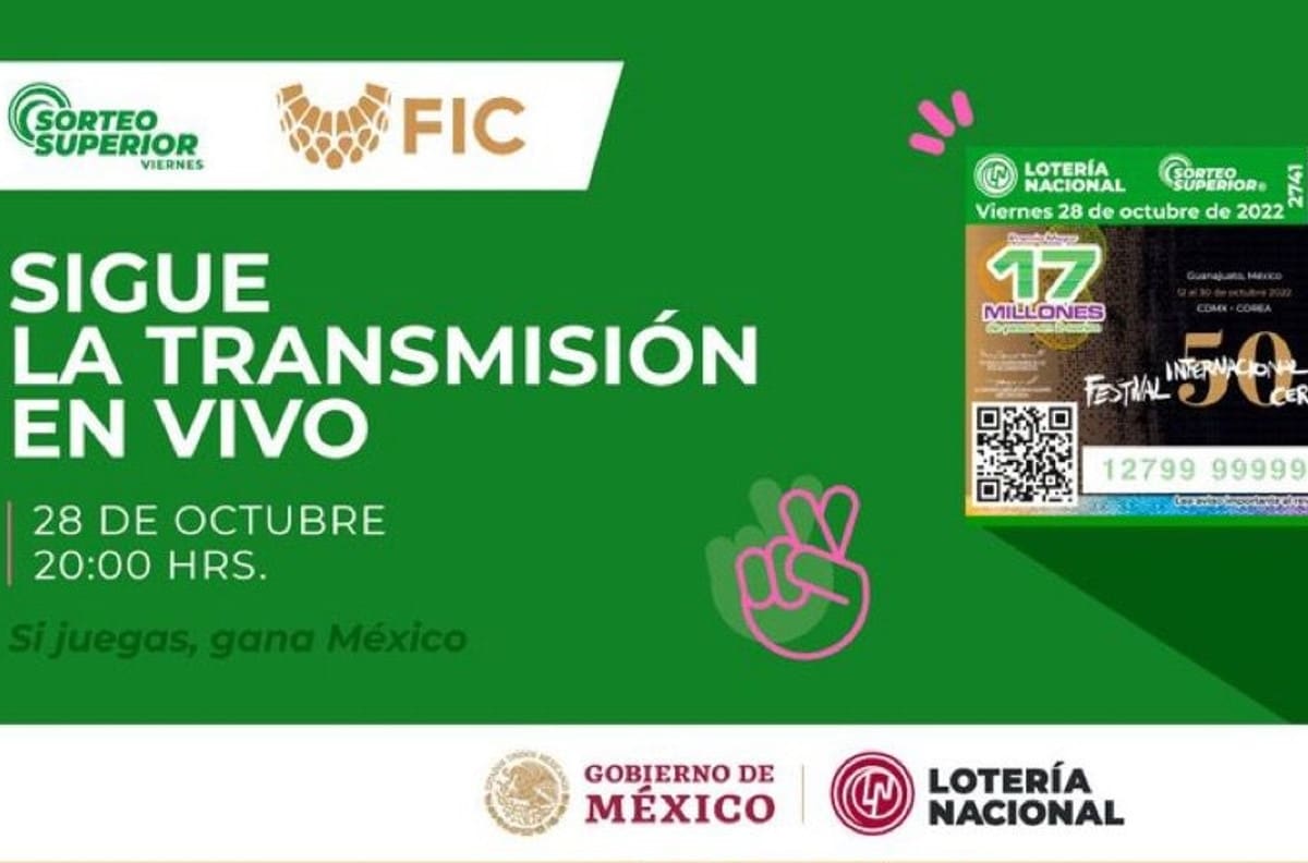 Sorteo Superior No. 2741: Conoce los resultados de este viernes 28 de octubre