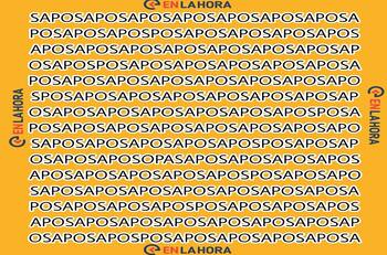Descubre dónde se enconde la palabra "SOPA" para este acertijo visual