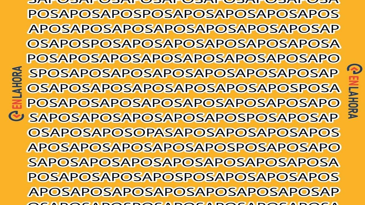 Descubre dónde se enconde la palabra "SOPA" para este acertijo visual