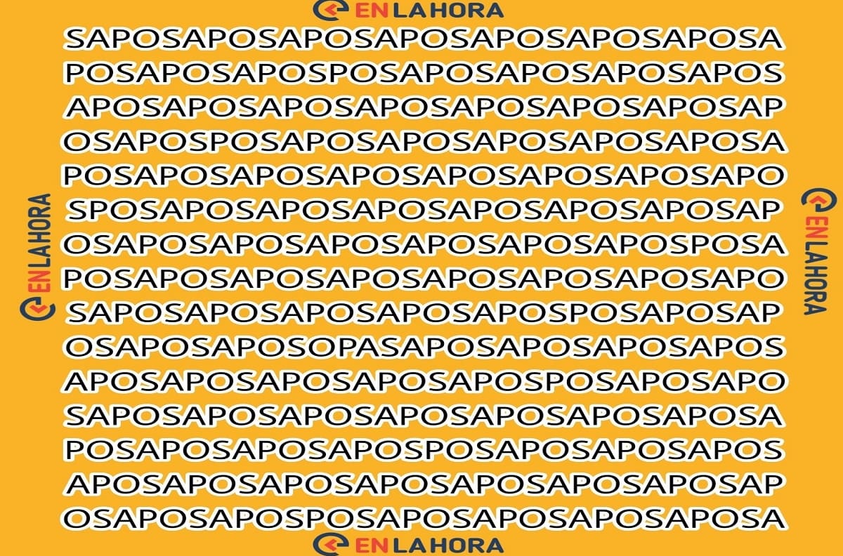 Descubre dónde se enconde la palabra "SOPA" para este acertijo visual