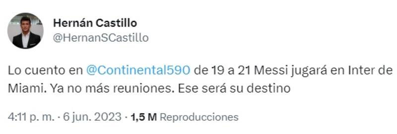 Lionel Messi continuaría su carrera en el Inter de Miami.
