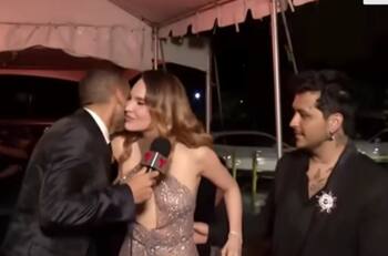 Christian Nodal se puso celoso con Belinda en los Billboard