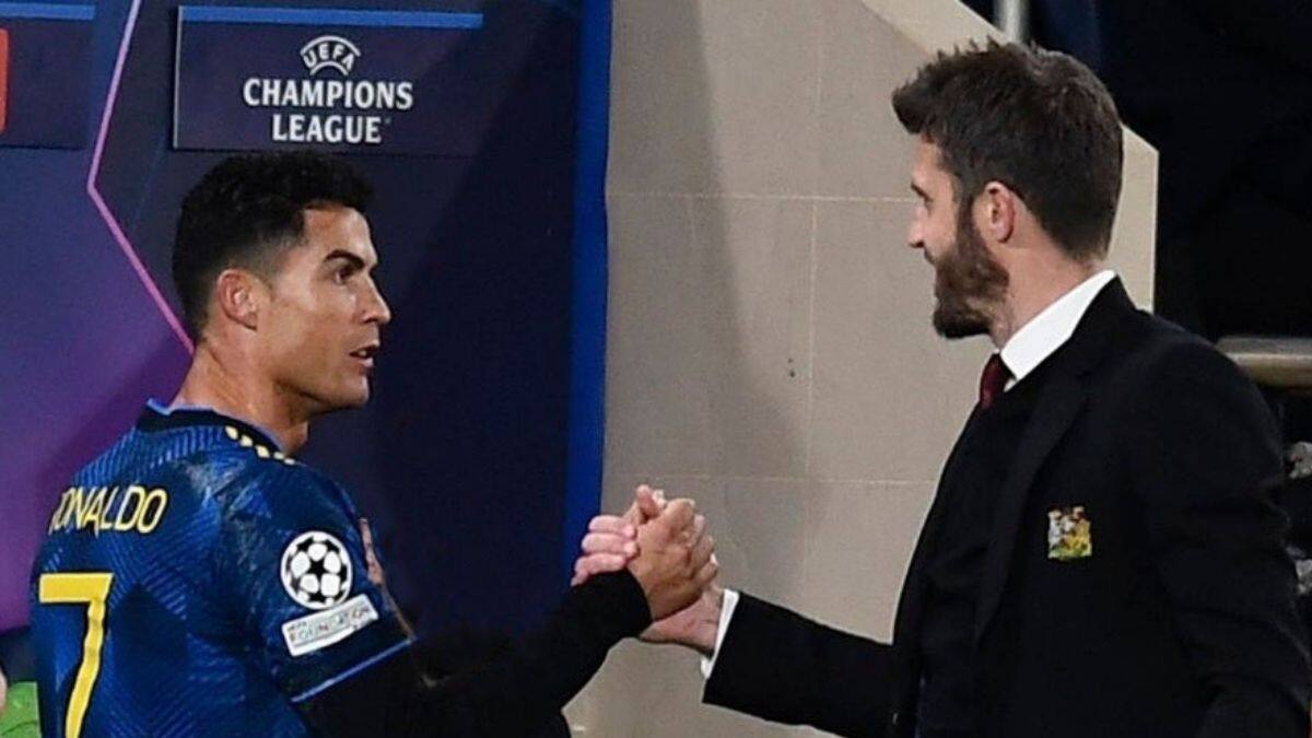Cristiano Ronaldo agradece a Carrick y le dio la bienvenida al técnico Rangnick