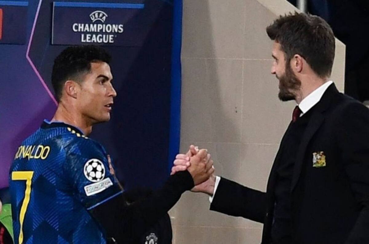 Cristiano Ronaldo agradece a Carrick y le dio la bienvenida al técnico Rangnick