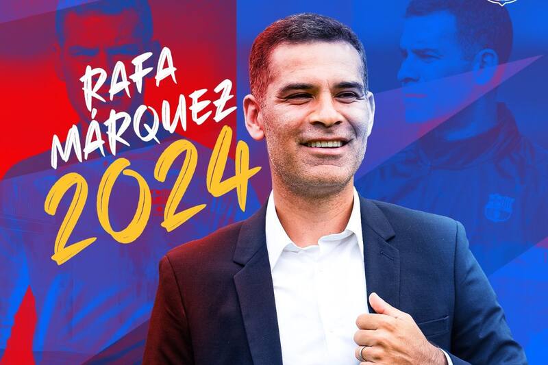 Joan Laporta determinó renovar a Rafa Márquez. (@FCBarcelonaB)