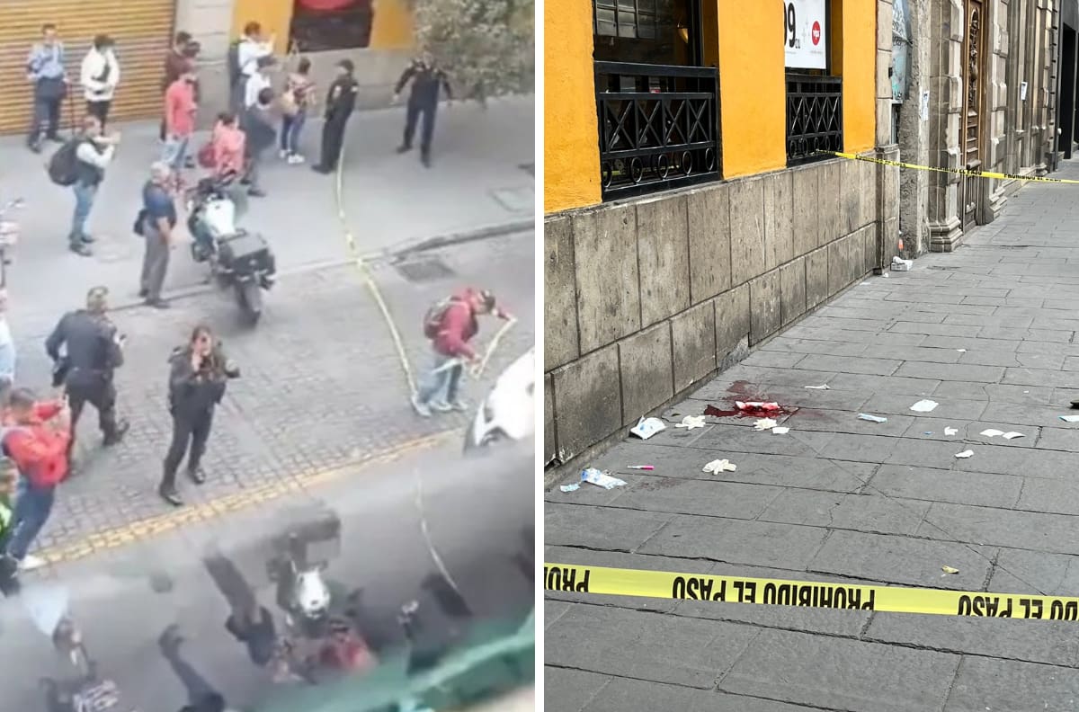 VIDEOS| Esto se sabe sobre la balacera en el Centro Histórico de la CDMX