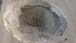 VIDEO | Enorme agujero aparece en los campos de Turquía