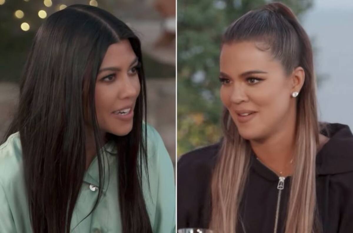 Khloé Kardashian interrogó a Kourtney sobre su vida amorosa y le preguntó si aún hablaba con su ex