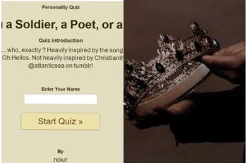 "Soldier Poet or King ": Contexto del test más viral en TikTok
