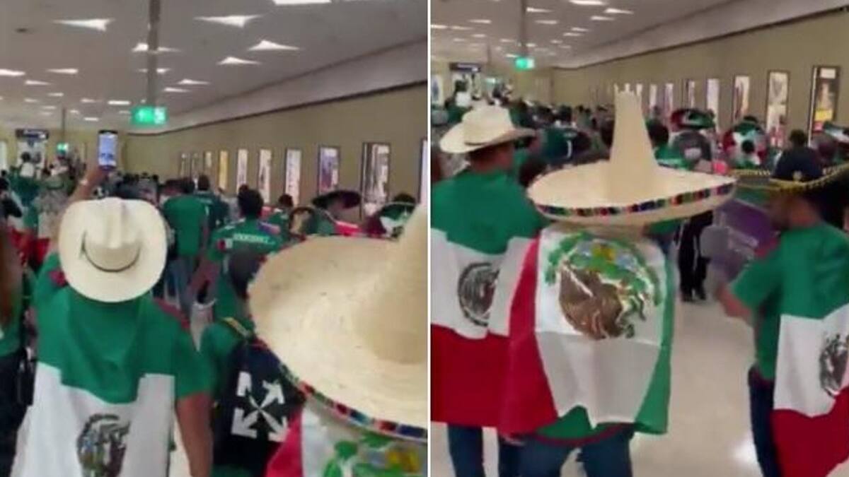 VIDEO| Mexicanos llevan protesta del INE a Qatar y se hacen virales