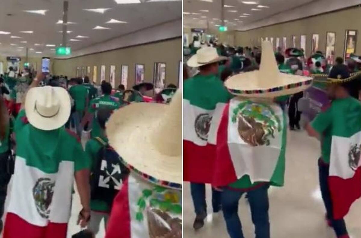 VIDEO| Mexicanos llevan protesta del INE a Qatar y se hacen virales