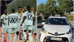 VIDEO | Figura del Real Madrid causó furor al llegar en taxi a los entrenamientos del club