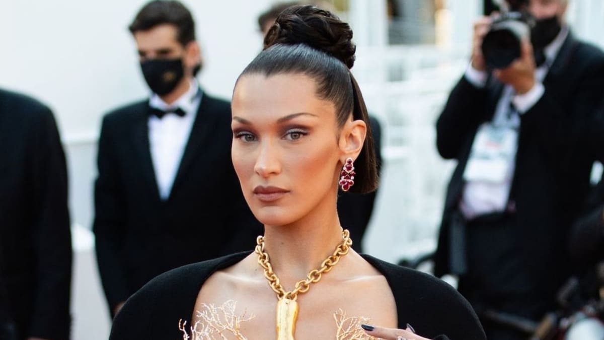 Bella Hadid impacta en Cannes con el vestido más espectacular de los últimos años