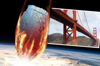Lo que faltaba: Se aproxima a la tierra un asteroide del tamaño del puente Golden Gate