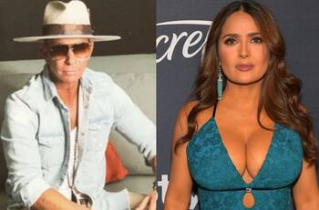 "Me cayó un bizcochito muy famoso": Erik Rubin confesó tener una noche de pasión con Salma Hayek