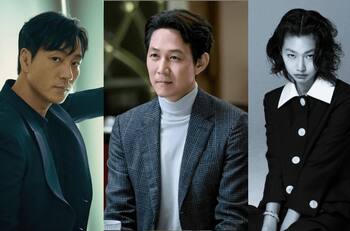 Roban miradas los actores de "El juego del calamar" con este look en Los Ángeles