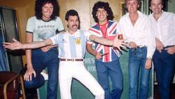 Freddie Mercury y Maradona subieron al mismo escenario