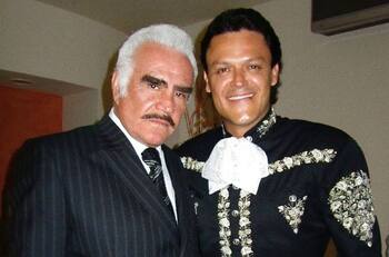 Así fue el día que Pedro Fernández, quien protagoniza "Malverde", hizo llorar a Vicente Fernández