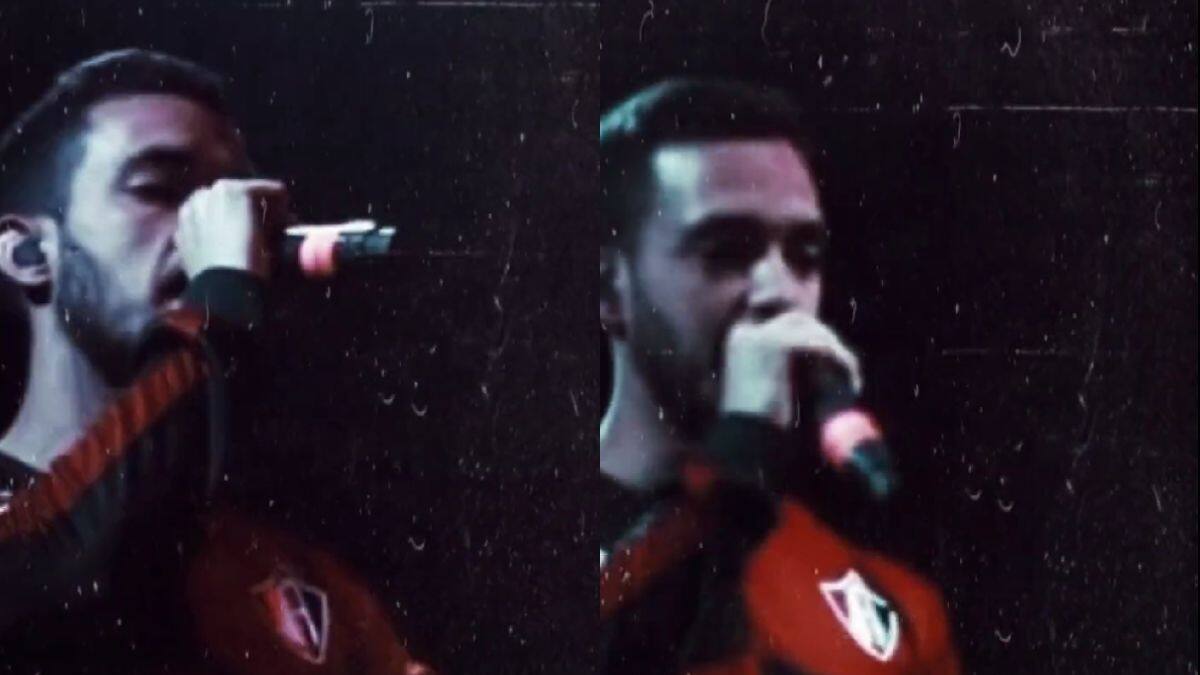 VIDEO | El día que C. Tangana vistió la camiseta del Atlas en concierto