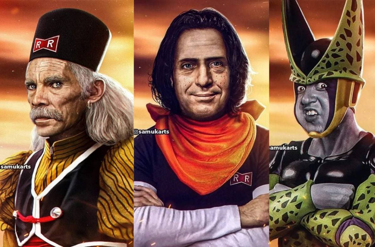 Así se lucirían los personajes de Dragon Ball al estilo del Chavo del 8