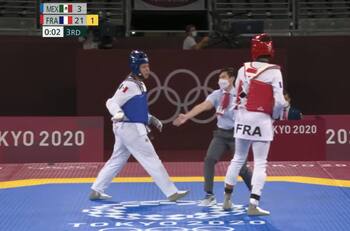 La taekwondoín mexicana Briseida Acosta pierde en su primer combate