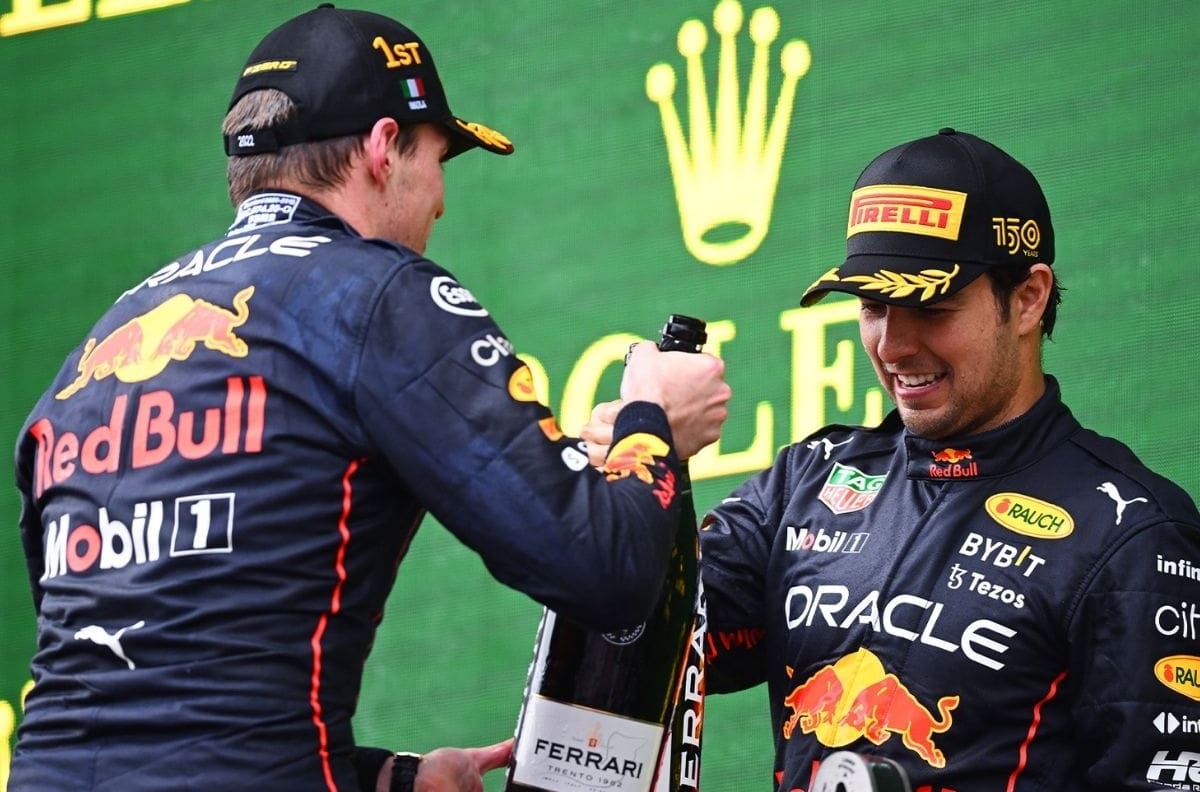 Max Verstappen y ‘Checo’ Pérez hacen el 1-2 en el GP de Emilia-Romagna