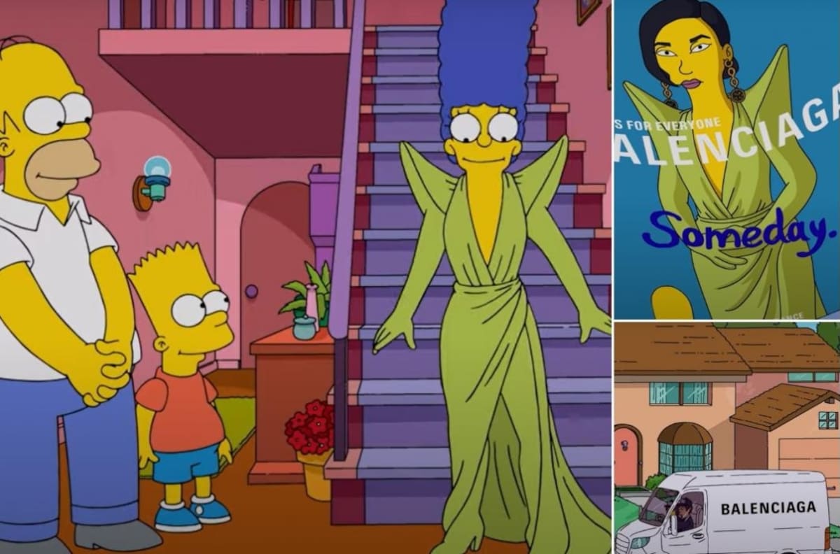 Los Simpson presentan colección primavera verano de Balenciaga