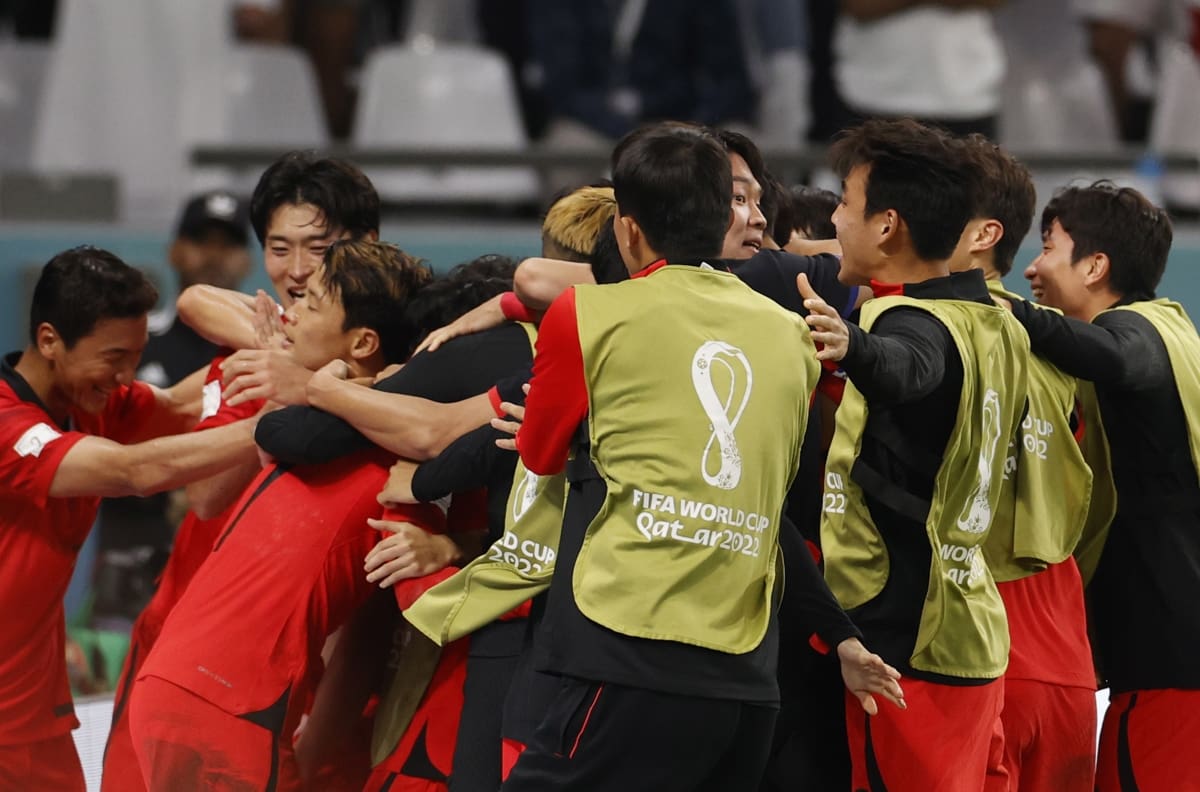 Corea del Sur se mete a los Octavos de Final del Mundial de Qatar tras vencer a Portugal