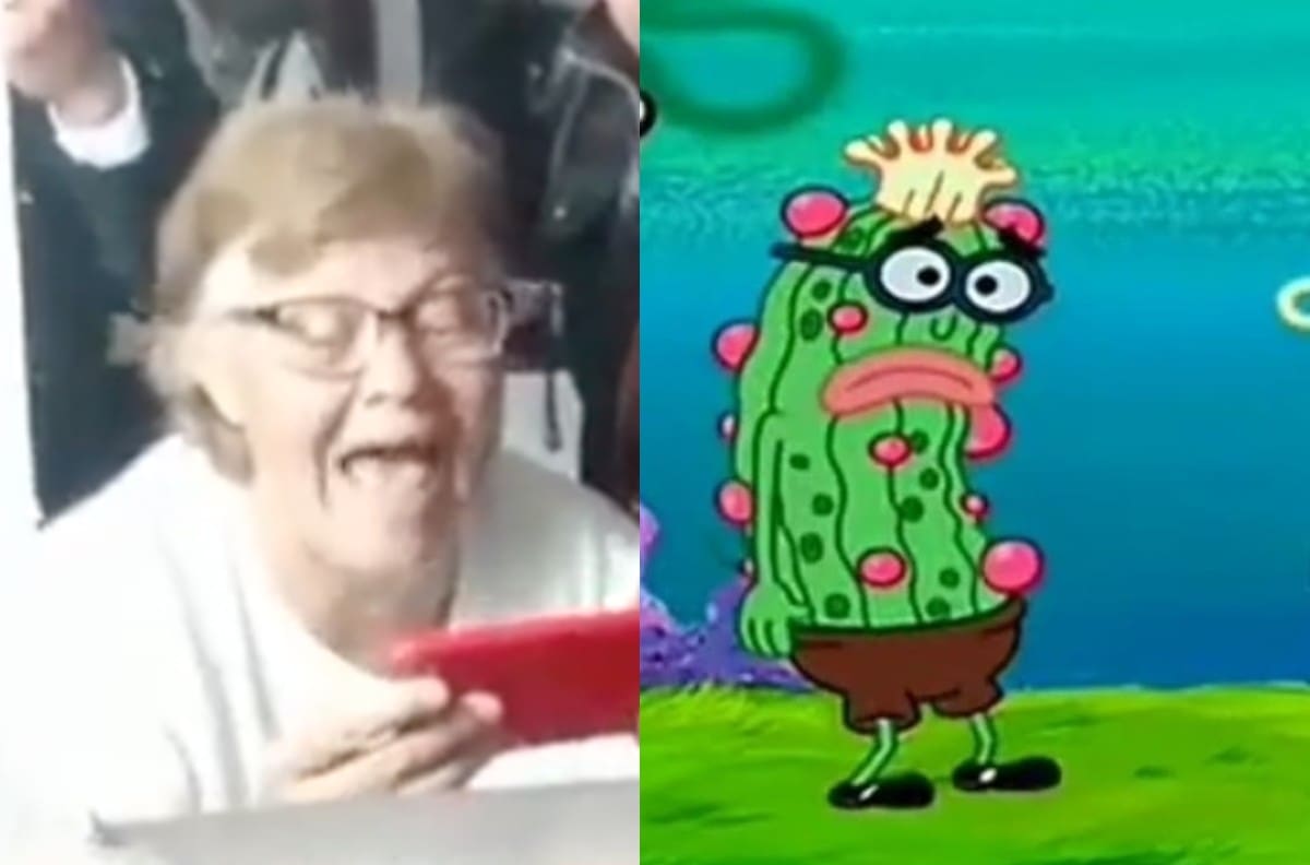 “Pero tiene granos ahí”: Abuelita reacciona al video de Babo de Cartel de Santa y se hace viral
