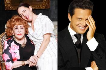 Silvia Pinal confiesa que quiere mucho a Luis Miguel