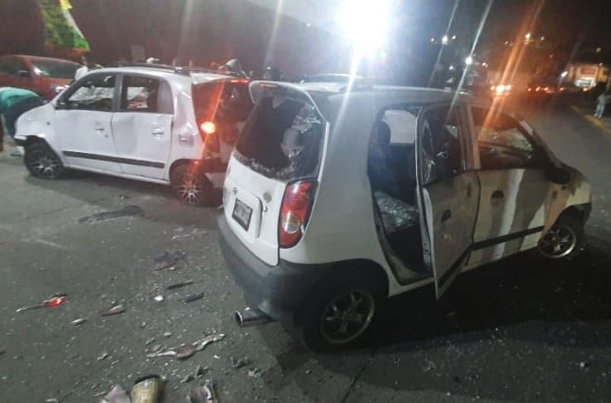 Enfrentamiento armado entre policías y taxistas en Ecatepec: Hay un lesionado y cuatro detenidos