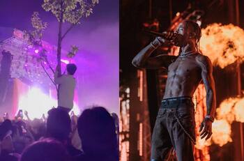 VIDEO | Fanático trepa un árbol para poder ver el show de Travis Scott en AXE Ceremonia 2023