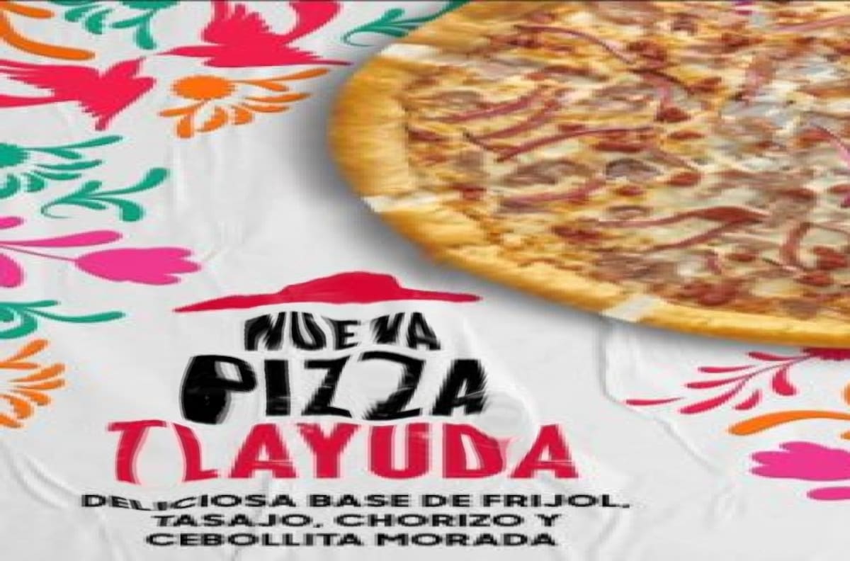 Cadena de comida rápida lanza pizza "sabor tlayuda", las redes sociales explotan