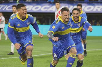 VIDEO | Así fue la alocada celebración de Boca Juniors tras anotarle a River Plate