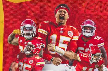 Patrick Mahomes y los Kansas City Chiefs campeones del Oeste de la Liga Américana
