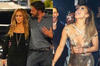 (FOTOS) Jennifer Lopez y Ben Affleck celebraron con tragos y Las Mañanitas el cumpleaños de JLo