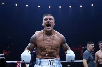 VIDEO | El emotivo momento de Oleksandr Usyk en último encuentro con Anthony Joshua antes de pelea