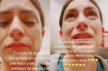 Ana Brenda Contreras quedó atrapada en un elevador y vivió momentos angustiantes
