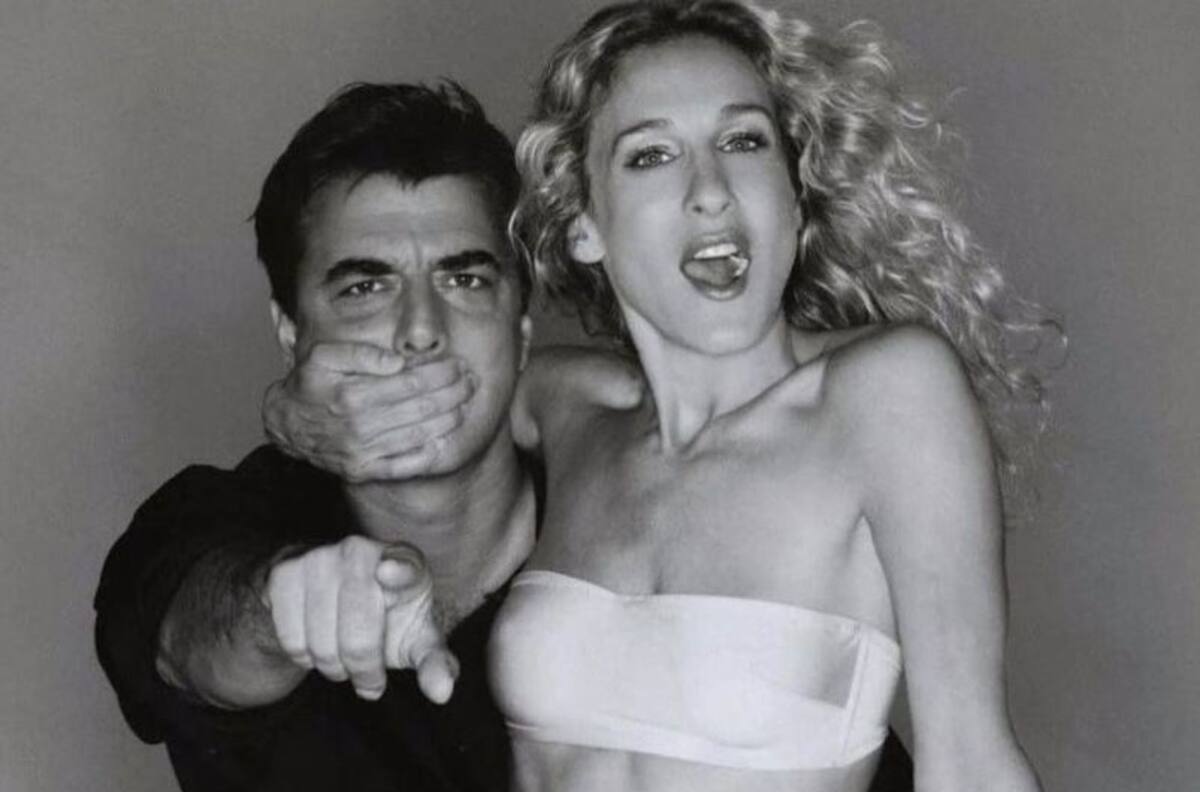 Mr Big es captado junto a Carrie Bradshaw en las grabaciones de “Sex & the City”