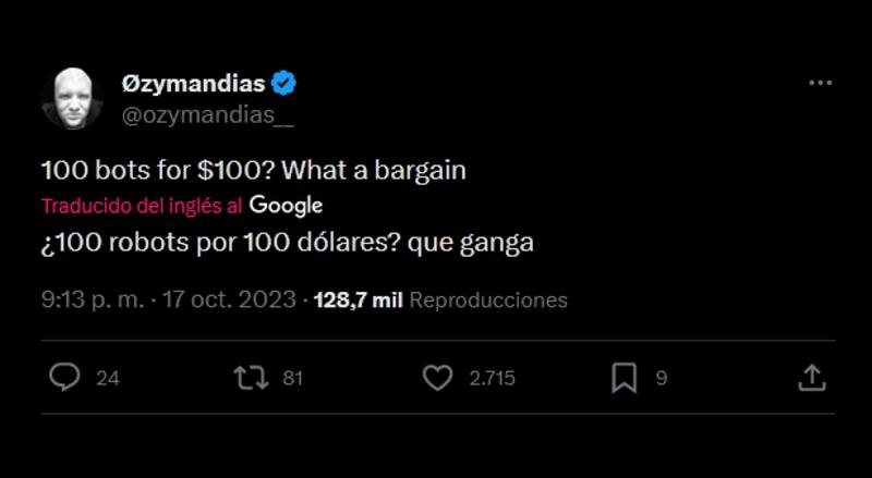 Para los usuarios, esta medida no disminuirá los bots en Twitter.