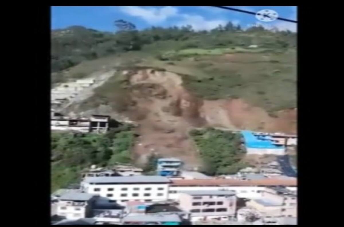 VIDEO | Derrumbe en Perú sepulta más de 60 casas, hay por lo menos 7 desaparecidos