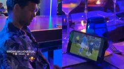 VIDEO | Michael Ballack es captado viendo un partido en un club nocturno