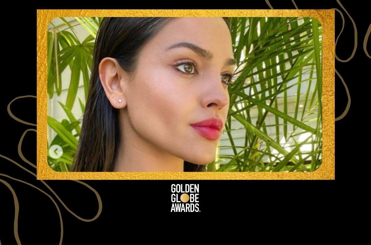 Eiza González deslumbra en Versace en los premios "Globo de Oro"